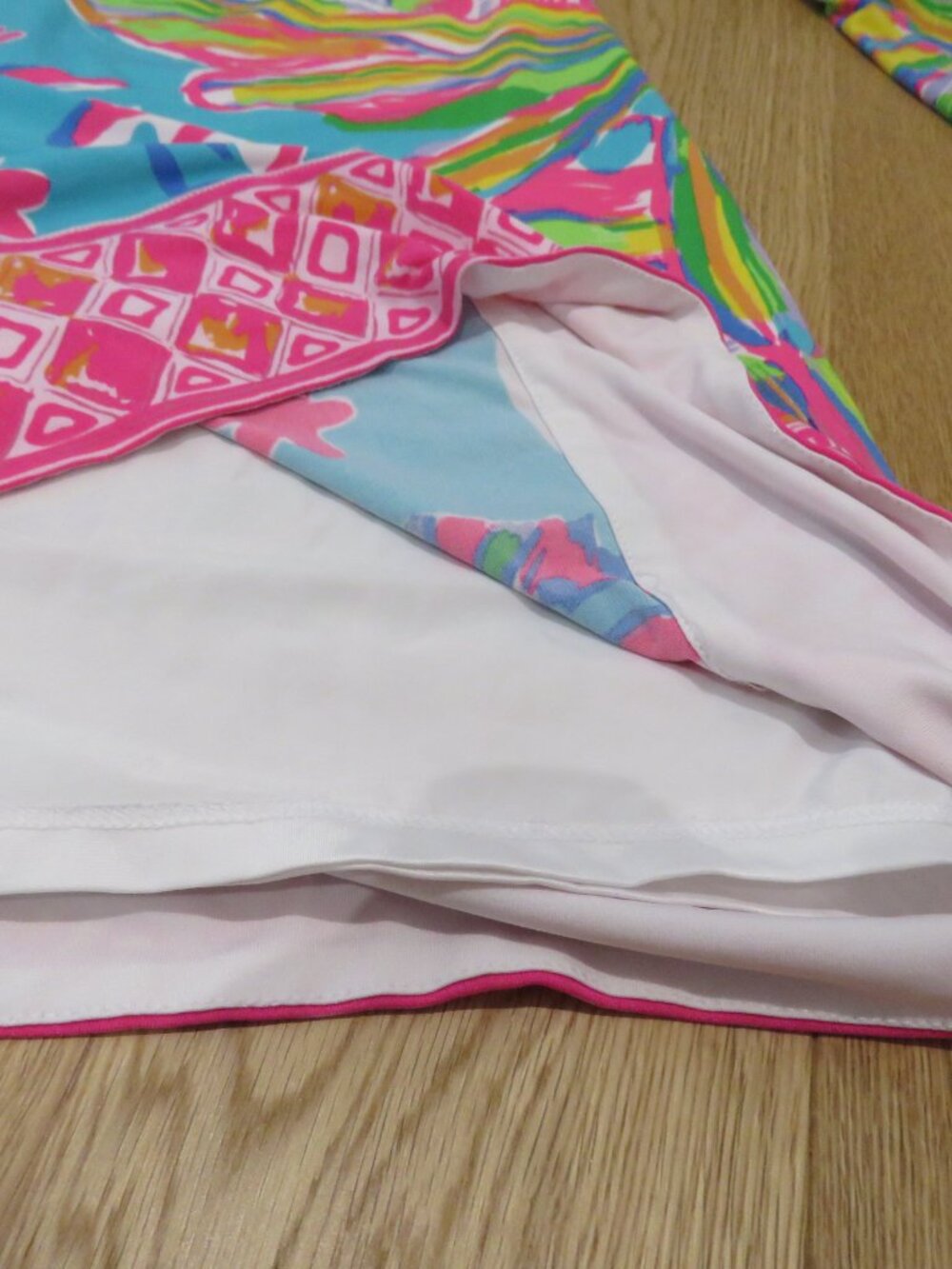LILLY PULITZER Fairfield Tunic Dress Sea Blue Summer Haze Small Preppy Bright - Picture 14 of 15